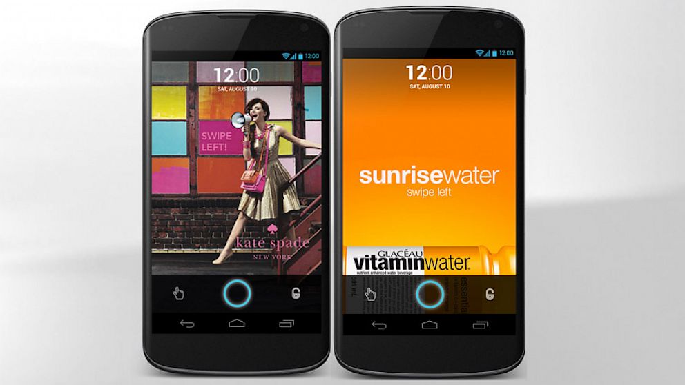 PHOTO: Locket turns your phone into a billboard and pays for your looking at ads.
