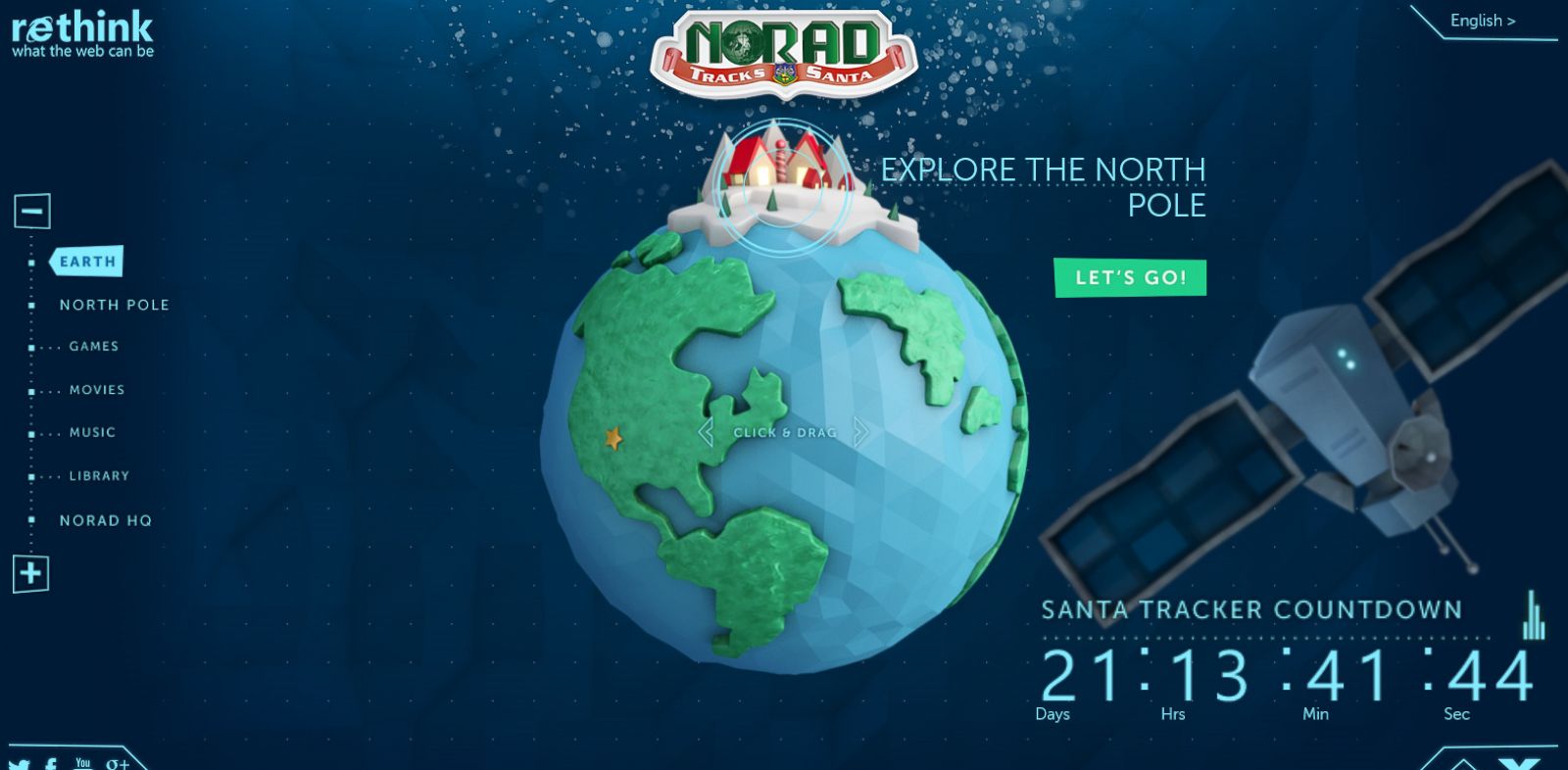 NORAD Santa Tracker Site Gets New Design and Games With Help From