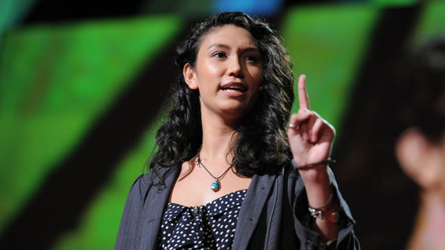PHOTO: Sarah Kay speaks at TED2011.