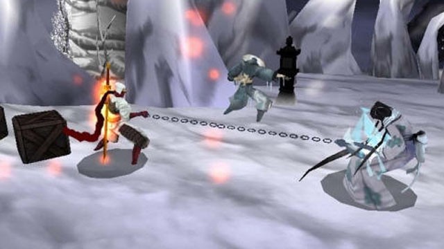 PHOTO: Game play screen shot for Nintendo 3DS game, "Shinobi."