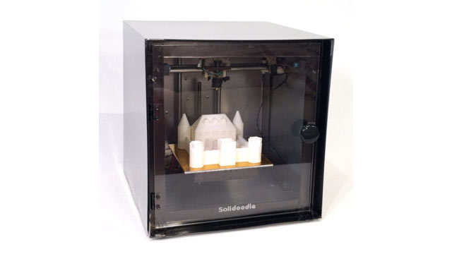 PHOTO: The Soilddoodle is the first affordable 3D printer -- it costs $499.
