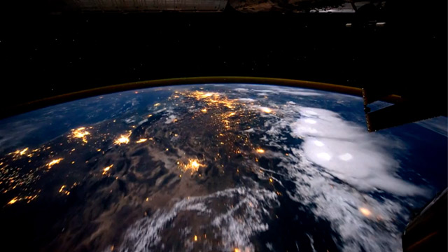international space station view from earth