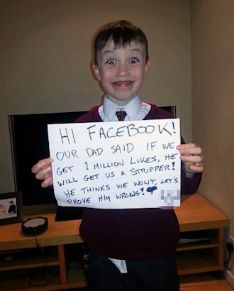 "1 Million Likes" Photos and Parodies Take Over Facebook
