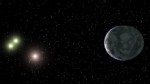 PHOTO: Artist's conception of the planet GJ667Cc, believed to be a super-Earth capable of having liquid water.