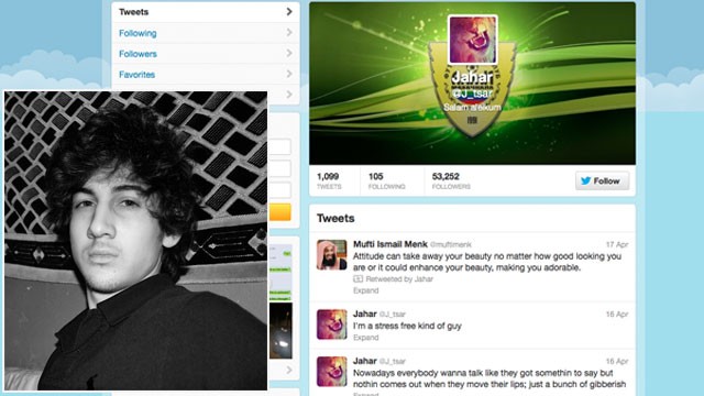 PHOTO: This screenshot taken from Twitter shows what is believed to be Dzhokhar Tsarnaevs, the second suspect in the Boston Marathon bombings, Twitter account.