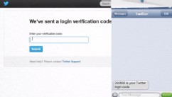 PHOTO: Twitter's two-factor verification requires you to confirm your Twitter account is yours with a special code.