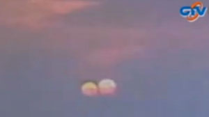 Photo: Video of what appears to be two suns setting