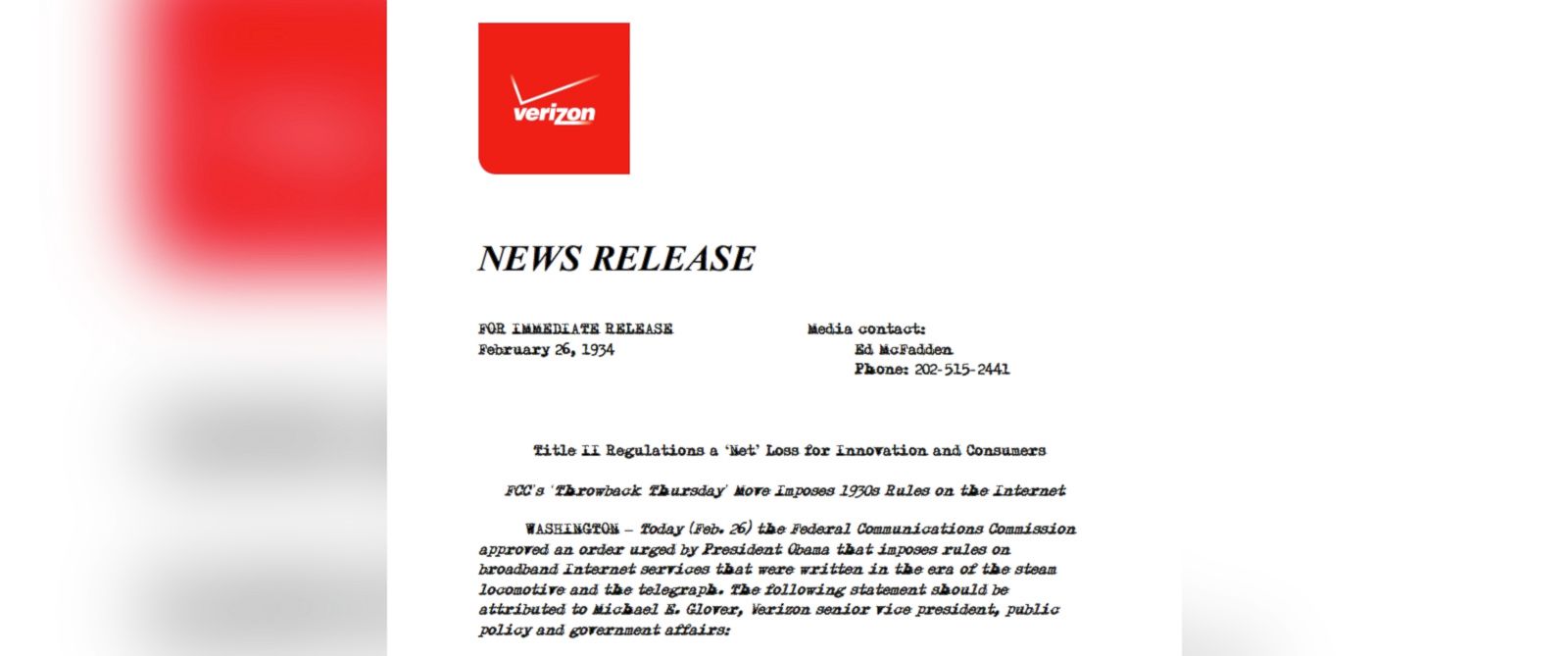 Net Neutrality: Why Verizon Used Type Writer Font To Blast FCC Vote ...