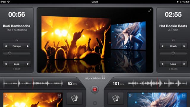 PHOTO: Vjay lets you create video and music mashups on the iPad.