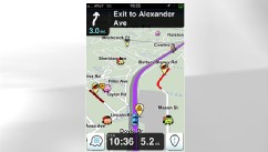 PHOTO: Waze is a social traffic app; it lets you report and see traffic jams in the area.