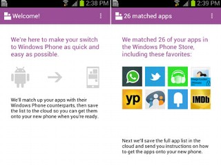 'Switch to Windows Phone' App in Google Play Store