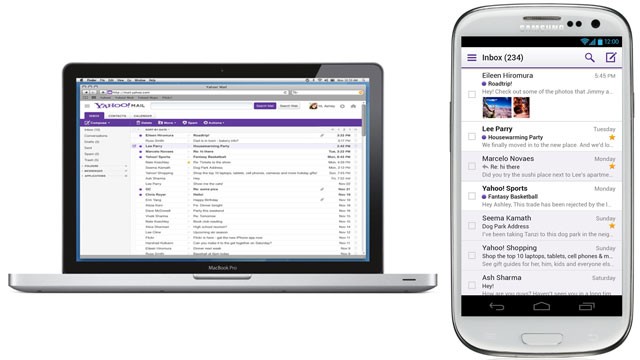 PHOTO: Yahoo released new Mail apps for the web and Android and iOS in Dec. 2012.