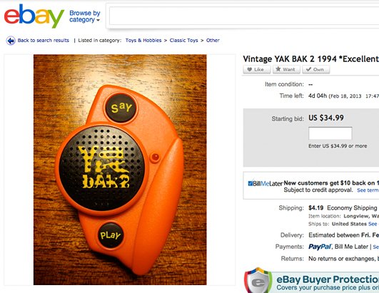 Tech Toys of the 1990s
