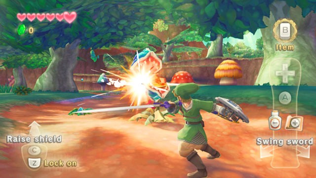 PHOTO: A clip from "The Legend of Zelda: Skyward Sword" is shown.