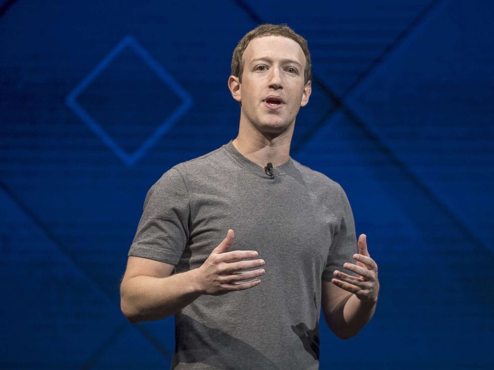 PHOTO: Mark Zuckerberg, chief executive officer and founder of Facebook Inc., speaks during the F8 Developers Conference in San Jose, Calif., April 18, 2017. 