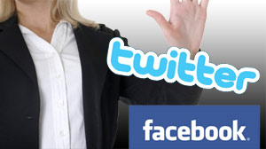 twitter facebook