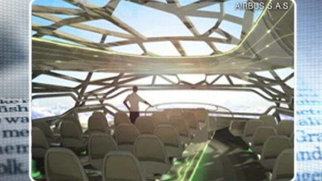 VIDEO: Airbus' futuristic concept of air travel includes a transparent cabin.