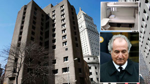 Madoff goes from penthouse to tiny jail cell