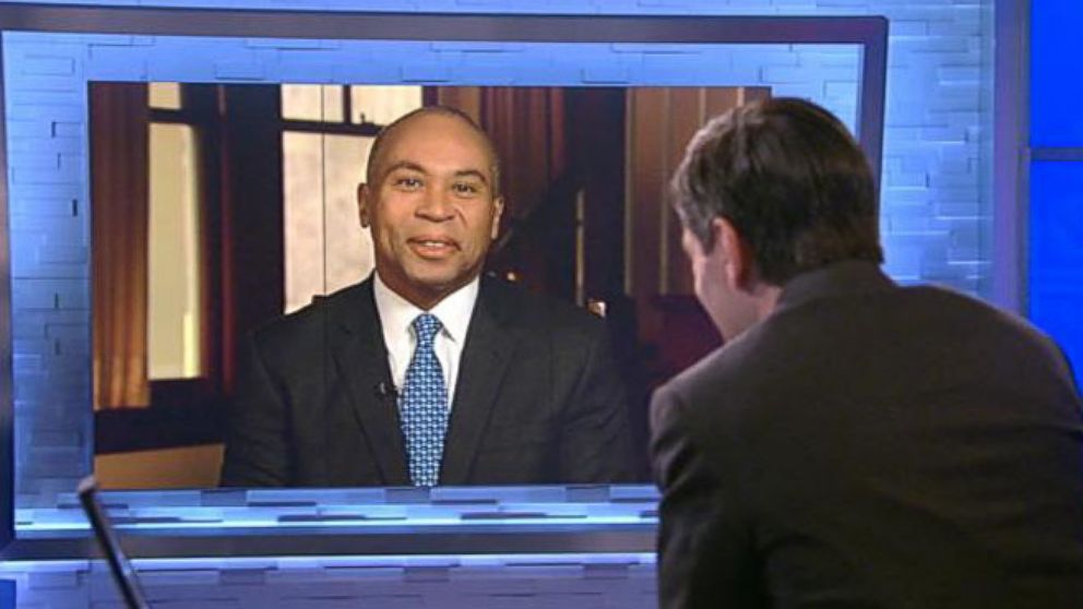 VIDEO: ABC News Dan Harris and Mass. Gov. Deval Patrick on the one-year anniversary of the Boston Marathon bombings.