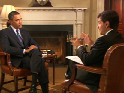 Video of George Stephanopoulos interview with President Obama for Sundays This Week.