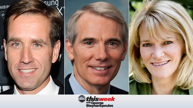 PHOTO: Beau Biden. and Sen. Rob Portman on This Week
