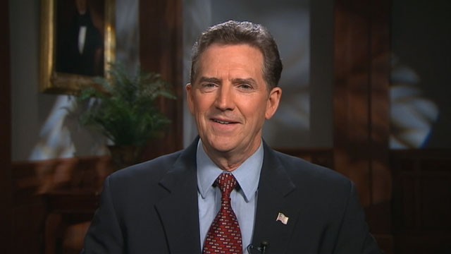 PHOTO: Senator Jim DeMint (R-SC) is interviewed on