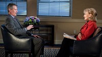 Scott Brown talks with Barbara Walters.