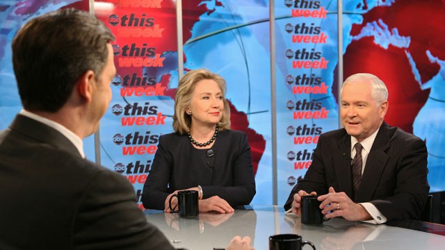 Secretary of State Hillary Clinton and Defense Secretary Robert Gates speak with Jake Tapper on