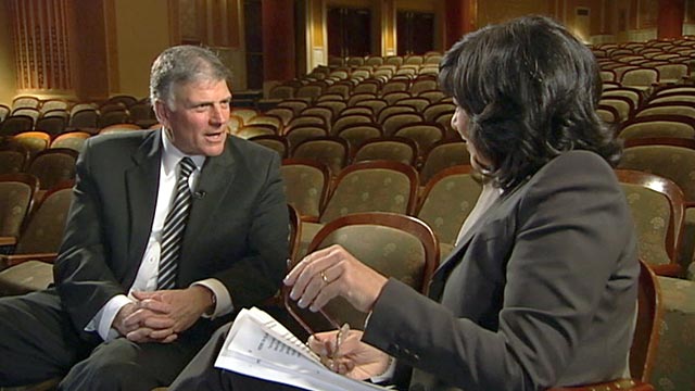 PHOTO: The Rev. Franklin Graham appears on "This Week with Christiane Amanpour."