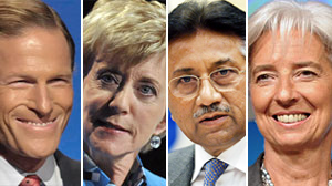 PHOTO Richard Blumenthal, Linda McMahon, Pervez Musharraf and Christine Lagarde to appear on ABCs "This Week with Christiane Amanpour."