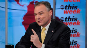 DNC Chairman Tim Kaine appears on "This Week with Christiane Amanpour."