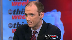 PHOTO White House Advisor Austan Goolsbee appears on ABC News "This Week with Christiane Amanpour" Sunday, January 2, 2011.