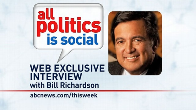VIDEO: This Week Web Extra: Bill Richardson
