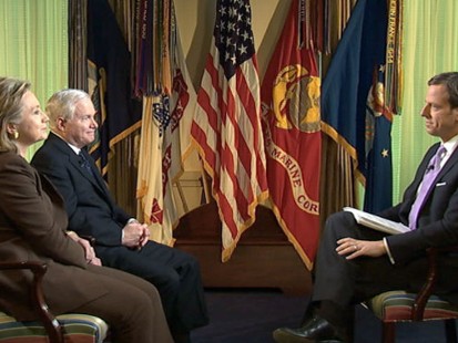 VIDEO: Jake Tapper Interviews Hillary Clinton and Robert Gates