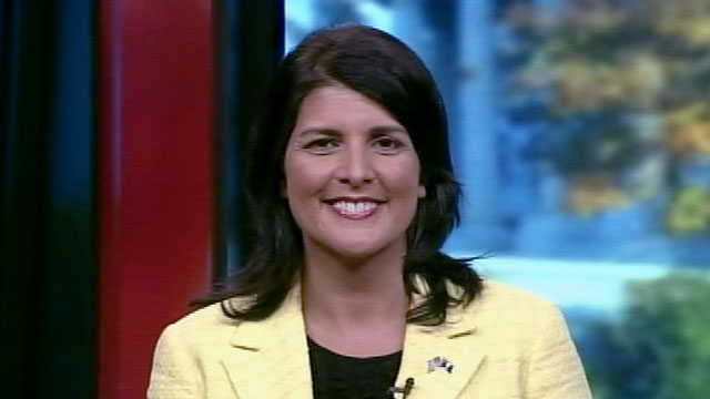 PHOTO: Gov. Nikki Haley appears on "This Week with Christiane Amanpour."
