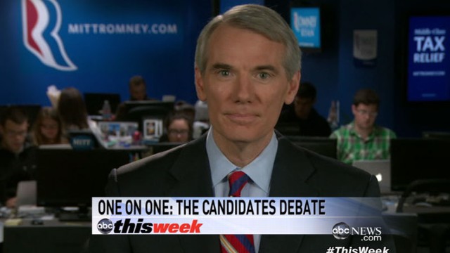 VIDEO: The Ohio senator on the presidential debates and the 2012 election.