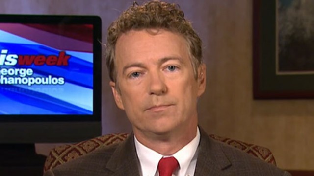 VIDEO: Sen. Rand Paul Interview on This Week