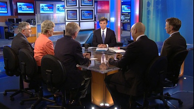 VIDEO: George Will, Rand Paul, Cory Booker, Cokie Roberts and Paul Krugman.