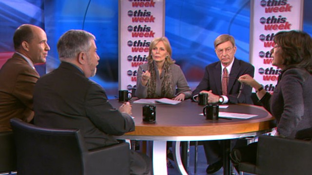 VIDEO: George Will, Peggy Noonan, Matthew Dowd, and Paul Krugman.
