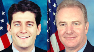 PHOTO Rep. Paul Ryan and Rep. Chris Van Hollen