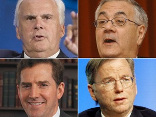 of Sen. Jim DeMint, Rep. Barney Frank, FedEx CEO Fred Smith and Google's Eric Schmidt