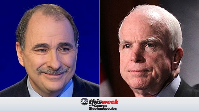 John McCain and David Axelrod on This Week
