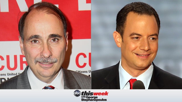David Axelrod and Reince Priebus