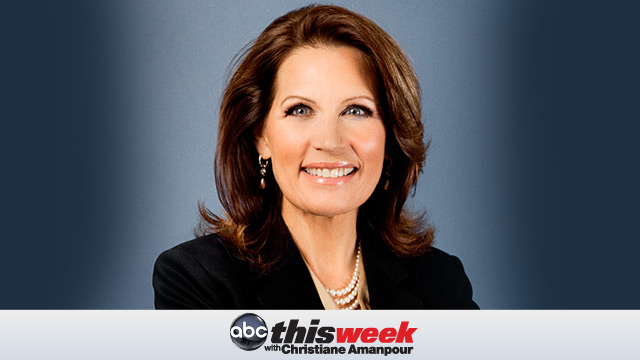 PHOTO: Rep. Michele Bachmann, R-Minn., will appear on "This Week," Oct. 30, 2011.