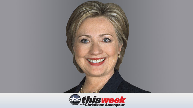 Hillary Clinton on This Week