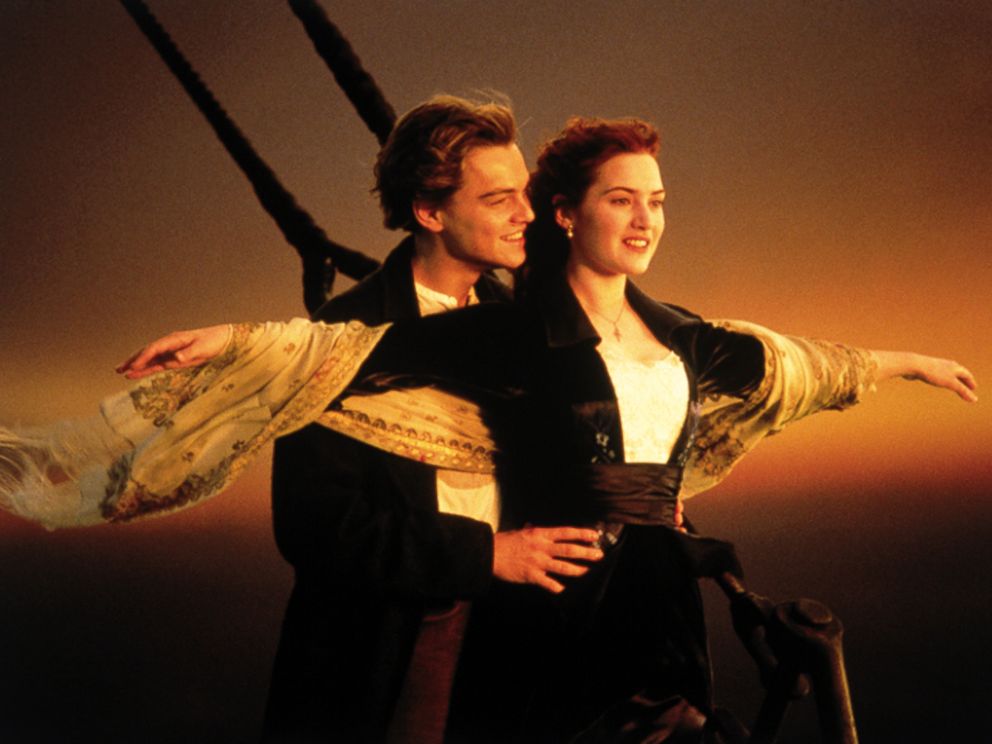 PHOTO: Kate Winslet and Leonardo DiCaprio in the 1997 film Titanic.