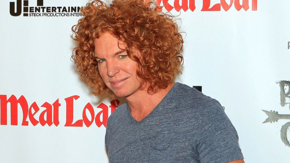 PHOTO: Carrot Top arrives at the show "RockTellz & CockTails presents Meat Loaf" at Planet Hollywood Resort & Casino, Oct. 3, 2013, in Las Vegas.