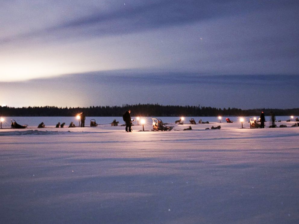 PHOTO: Situated just 60 km from the edge of the Arctic Circle, the Ruka Peak resort features stunning winter scenery.