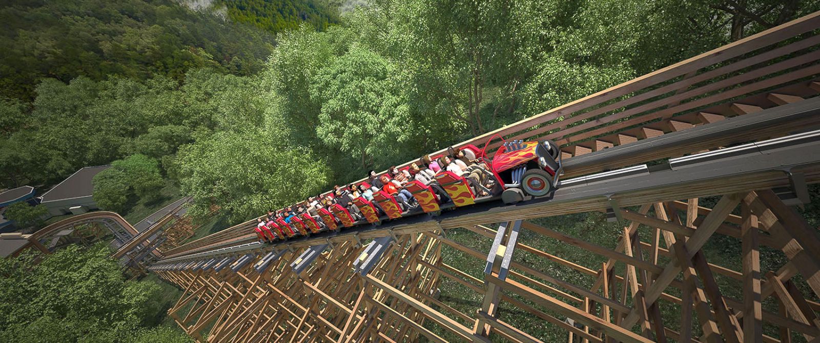 'World's Fastest' Wooden Coaster to Open at Dollywood ABC News