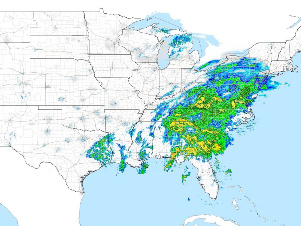 united states doppler radar extended forecast